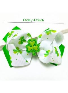 St Patrick'S Day Large Hair Bows 2 Layers Grosgrain Ribbon Bowknots Boutique Alligator Hair Clips Irish Green Shamrock Hairpin Accessories For Kids Girls Women - pzsku/Z0D07EA652912B7DB71BCZ/45/_/1707981264/4f2e5a5a-58a5-4f11-a2ae-0f077f0d57ca