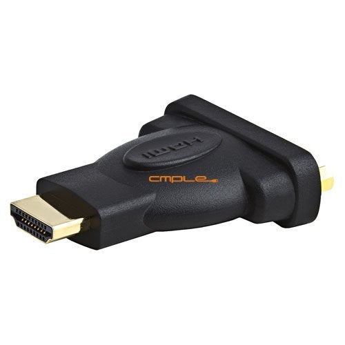 Cmple HDMI Male to DVI-D Female Adapter, Gold Plated, Bi-Directional, 1920x1200 Video Resolution, Compatible with HDTV, PS, DVD, Nintendo, Blu-ray, Projectors - Image 3