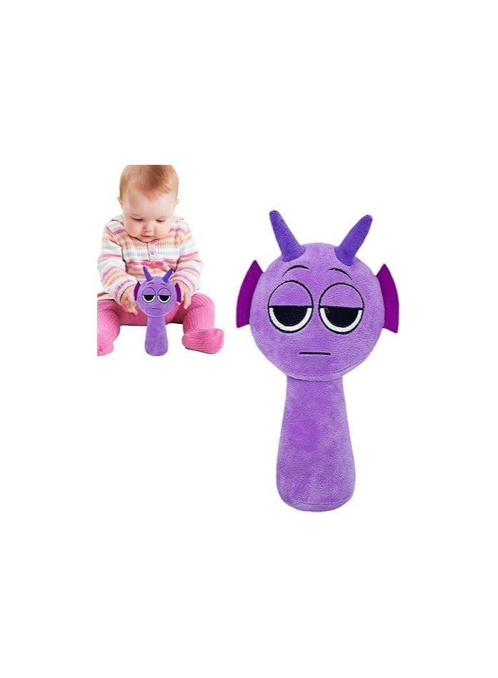 Beauenty Game Plush, Sprunki Toys Plush,Soft Stuffed Animal Pillow Doll  Birthday Gifts for Adult Kids(Purple) - Image 3