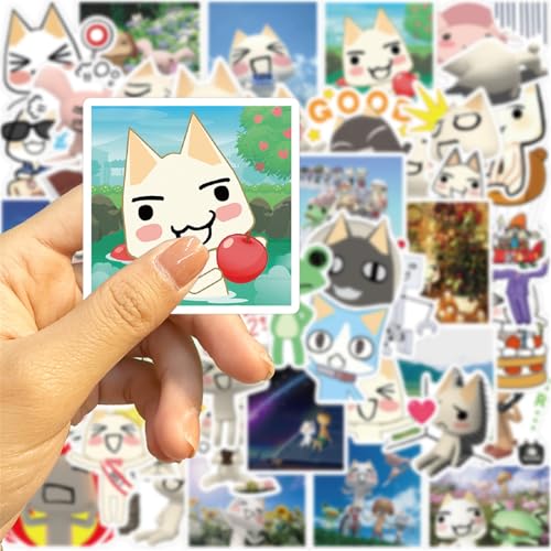 PWSTY 50pcs Cute Cartoon Inoue Toro Stickers for Kids Teens, Game Sticker Vinyl Waterproof Stickers for Skateboard Laptop Luggage Fridge DIY Decal - Image 2