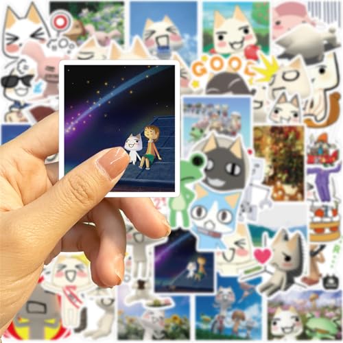 PWSTY 50pcs Cute Cartoon Inoue Toro Stickers for Kids Teens, Game Sticker Vinyl Waterproof Stickers for Skateboard Laptop Luggage Fridge DIY Decal - Image 3