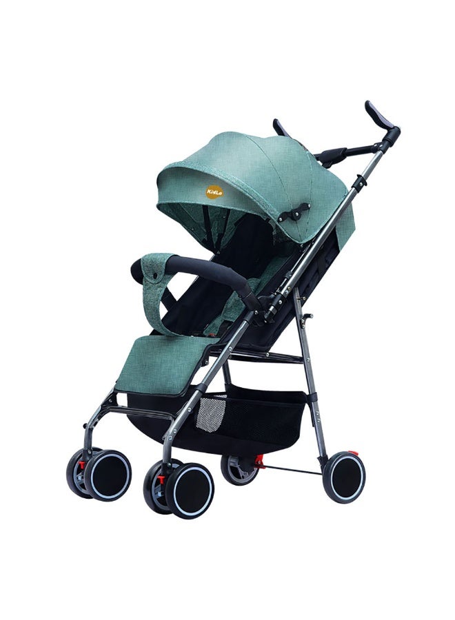 ما بيبي عربة الطفل التنفس فوق الخفيفة عربة الطفل يمكن الجلوس والاستلقاء القابلة للطي مع حقيبة تخزين كبيرة - Image 1