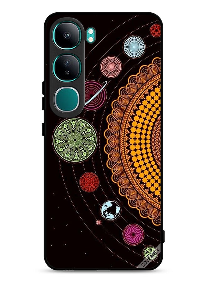 Covernex vivo Y300 5G Protective Case Cover Mandala Solar System Art - Image 1