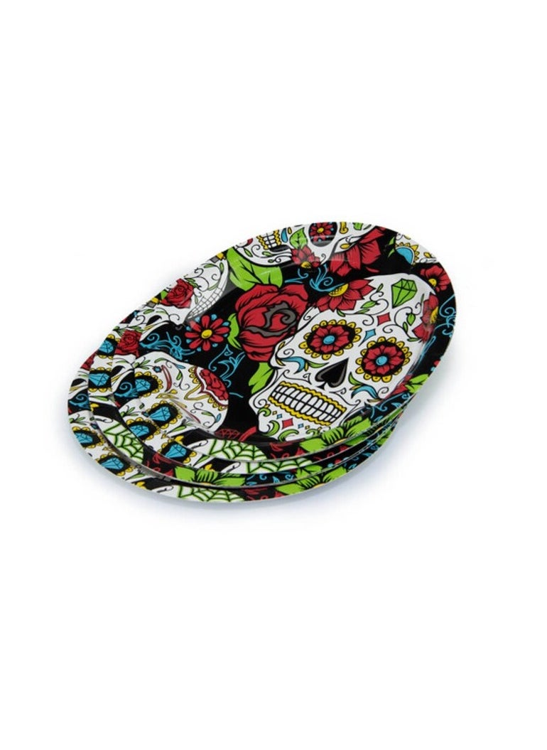 Rosymoment Halloween Party Paper Plate Round 23cm 6 Pieces set  - Image 1