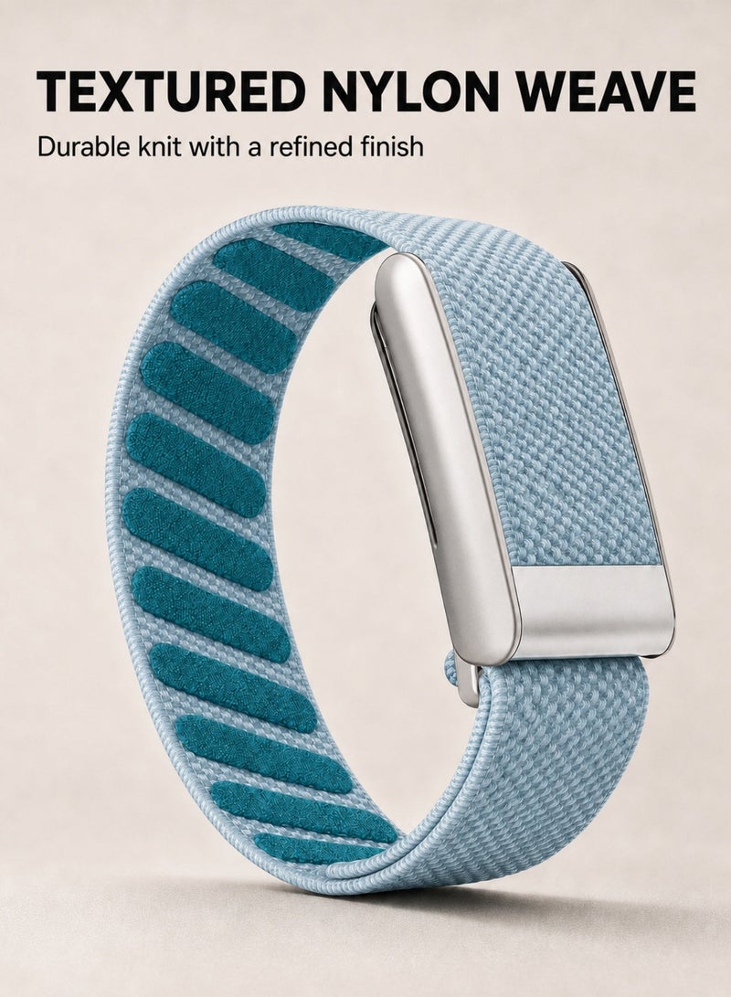 Nylon Wristband Compatible with WHOOP 5.0 / WHOOP MG, Please Choose Standard or MG ECG Version, Breathable Stretchy Sport Band, Soft Waterproof Adjustable Replacement Wrist Strap for Men Women, Fitness Tracker Band for Gym Running Daily Wear - Image 2