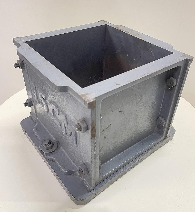 Concrete Cast Iron Cube Mould | Non ISI Perfect Casting Oiled Surface for Long Life | Heavily Packed for Complete Safety in Transportation - 150x150x150mm - Image 3