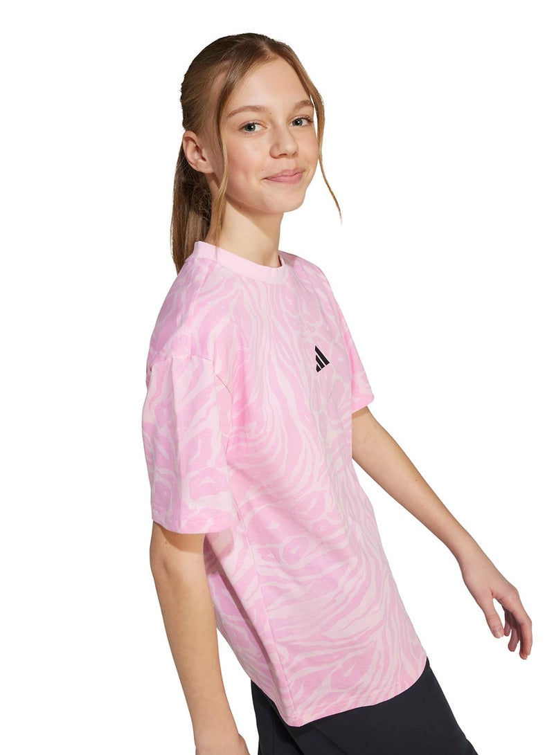 اديداس تيشيرت شعار أيقونات المستقبل للشباب - Image 3