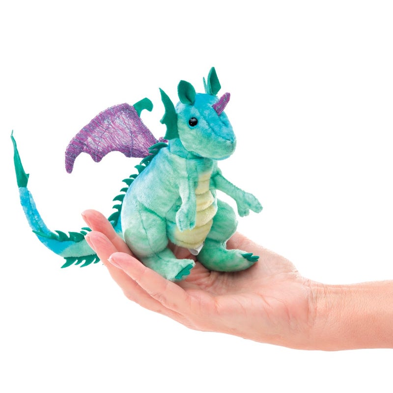 Folkmanis Mini Dragon Finger Puppet - Image 1