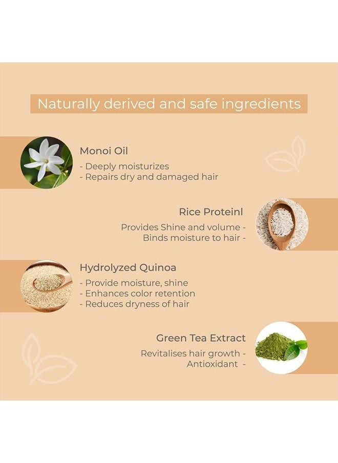 Ashba Botanics Vegan Hydrating Shampoo for Healthy Hair & Scalp (237ml) | Softly Cleanses, Protects Hair Cuticles, Removes Buildup with Monoi Oil & Rice Protein | Paraben, Sulfates, EDTA Free  - Image 4