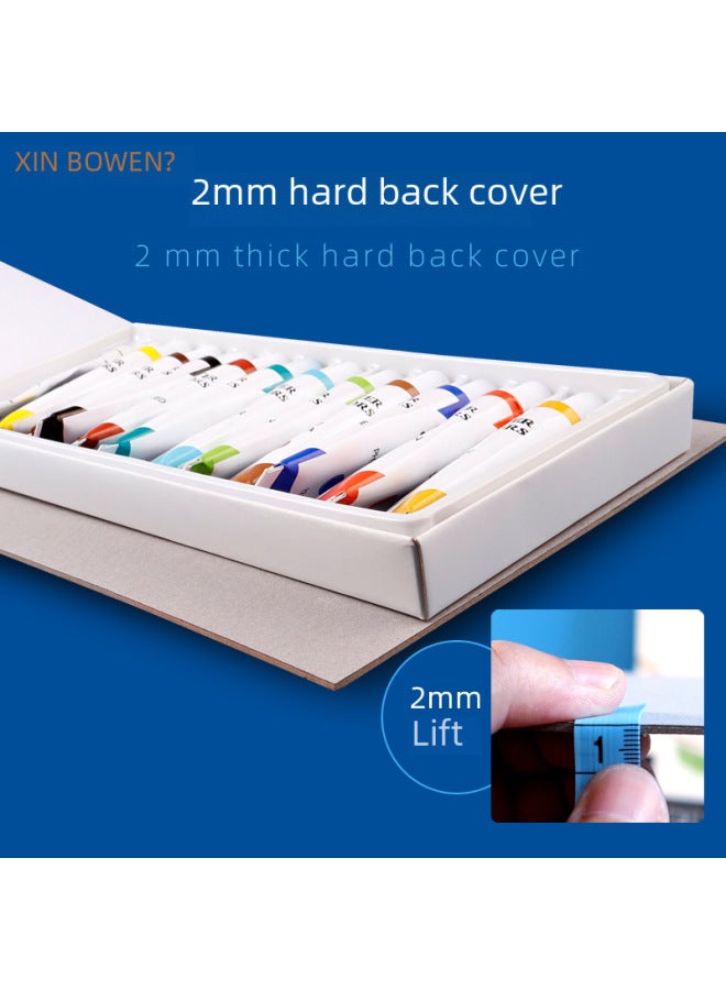 Xinbowen Student Hand-painted A3/a4/a5 Plastic Watercolor Book 180g24 Pages Medium Coarse Texture Cotton Pulp Drawing Book - Image 4