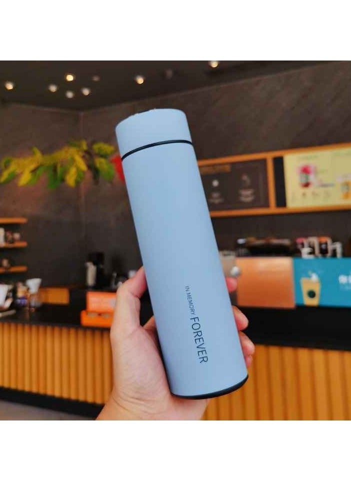 Generic Smart Measuring Stainless Steel Vacuum Mug – Double-Wall Insulated Travel Cup with Leak-Proof Lid, Cartoon Design, Reusable Water Bottle for Business & Daily Use  - Image 2