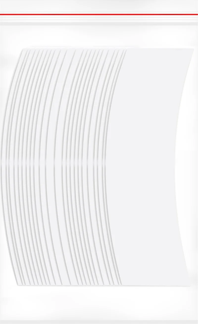 Walker Tape Sensi Tak™ Prosthetic Headband Oval ''c'' (2.0cm x 7.5cm) 36 pcs