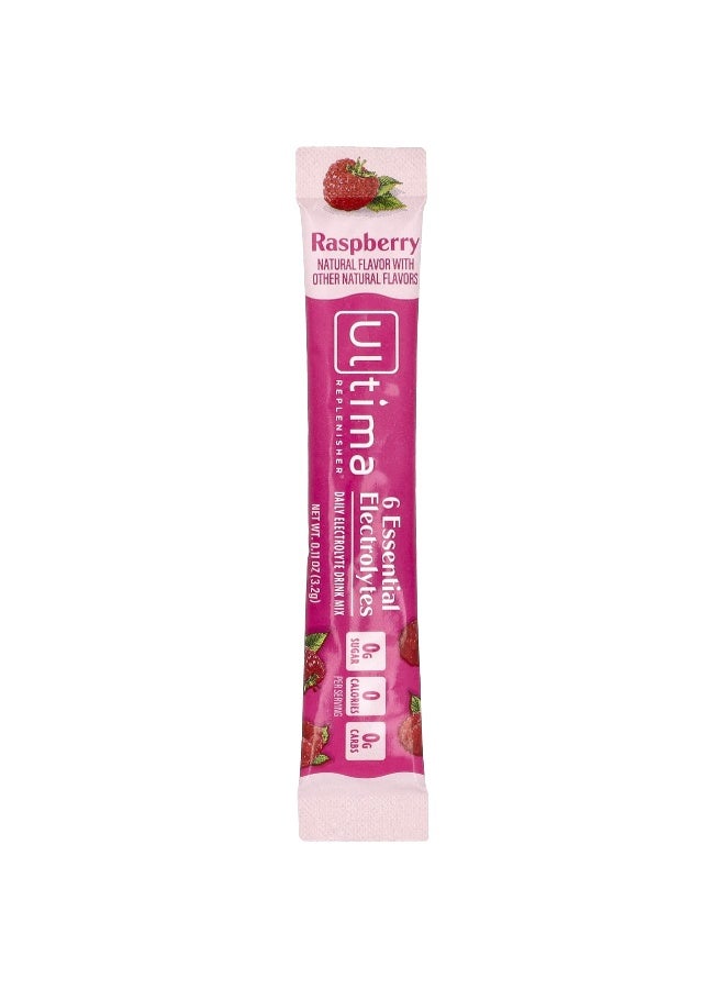 Ultima Replenisher Ultima Replenisher, 6 Essential Electrolytes, Daily Electrolyte Drink Mix, Raspberry, 10 Stickpacks, 0.11 oz (3.2 g) Each - Image 3