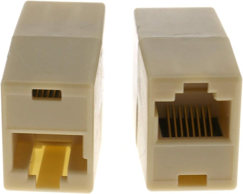 10X RJ45 Coupler Network Cable Joiner Ethernet LAN Straight Wired Adaptor - Image 3