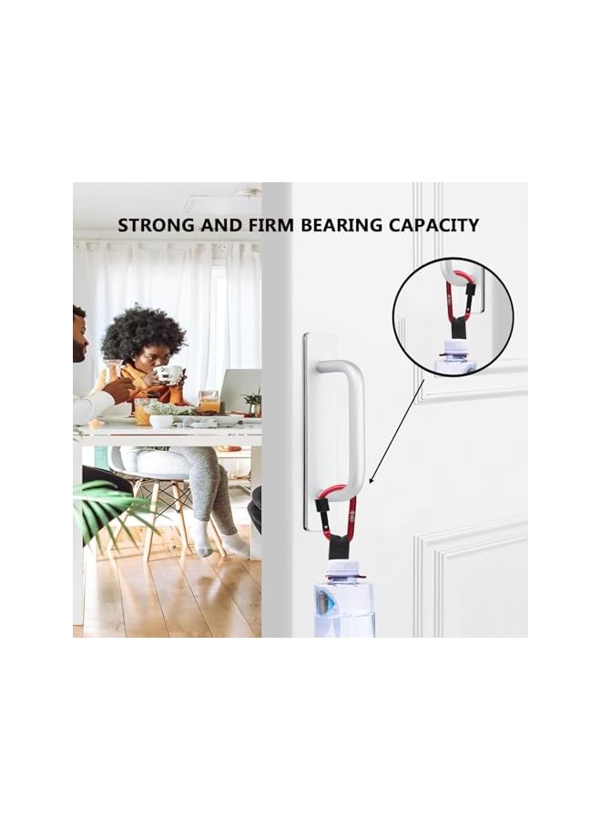 The Bros عبوة 2 من مقابض الأدراج ذاتية اللصق، مقابض سحب أدراج من سبائك الألمنيوم، تركيب لاصق، استبدال أو ترقية المقابض على أبواب الخزائن، الأبواب المنزلقة، النوافذ الزجاجية، الأدراج، 148 مم، فضي - Image 4