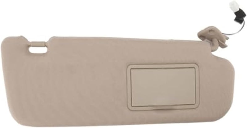 Wivplex Beige Sun Visor with Makeup Mirror for Hyundai Sonata