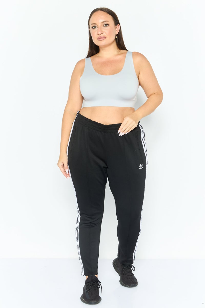 Adidas Women Sportswear Fit Plain Padded Training Bra, Grey - Image 3