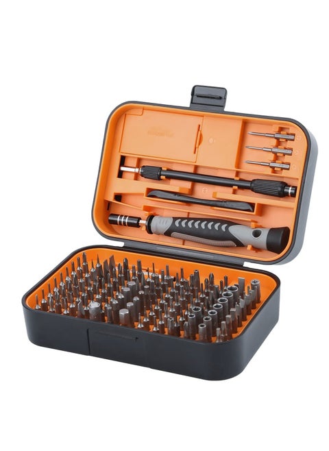 130 in 1 Precision Screwdriver Set Professional Laptop and Computer Repair Tool Kit with Magnetic Screwdrivers and 120 Bits for PC Xbox Phone Switch and RC Car DIY