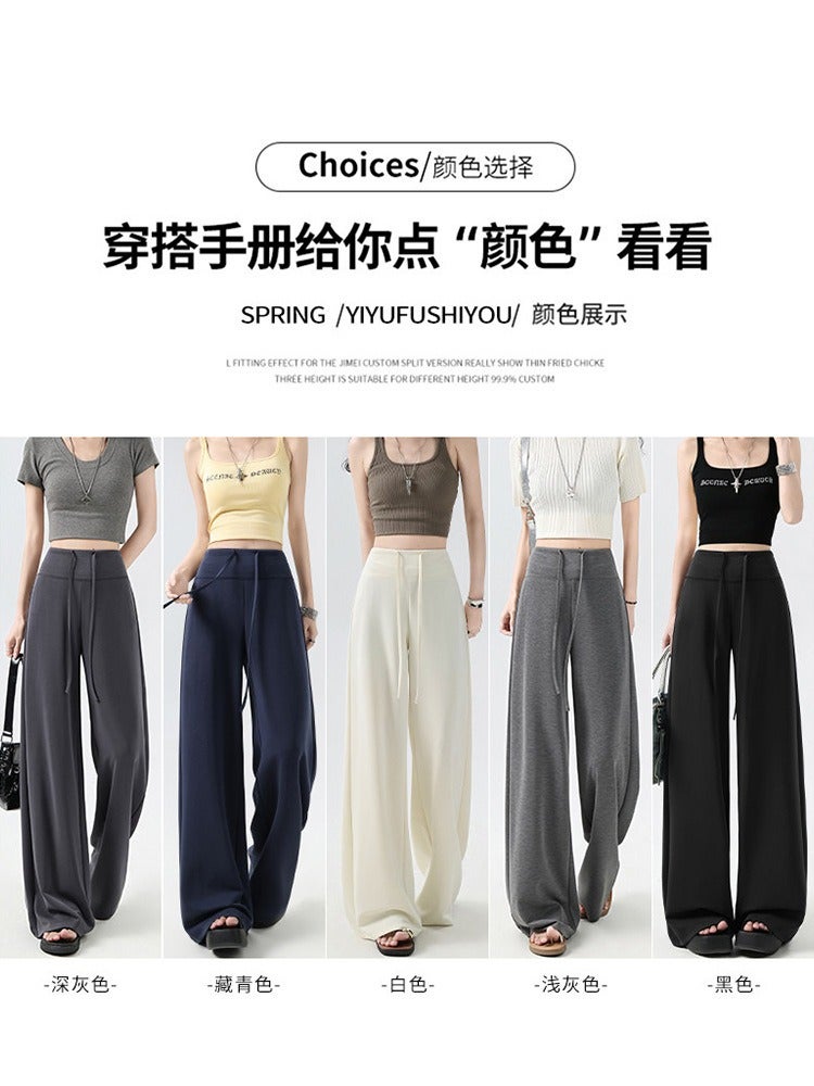 Qi Ta Gray Yoga Pants for Women - Autumn 2026, Slimming, Flowy, Stretchy Sportswear - Image 3