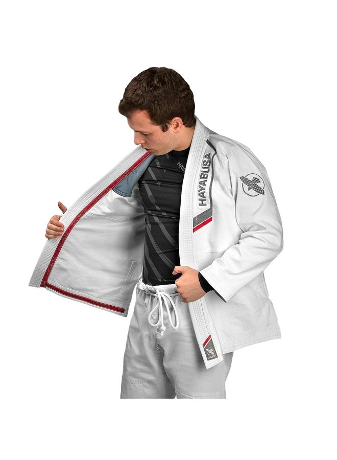 HAYABUSA ULTRA-LIGHTWEIGHT JIU JITSU GI WHITE - Image 3