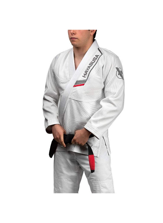 HAYABUSA ULTRA-LIGHTWEIGHT JIU JITSU GI WHITE - Image 1