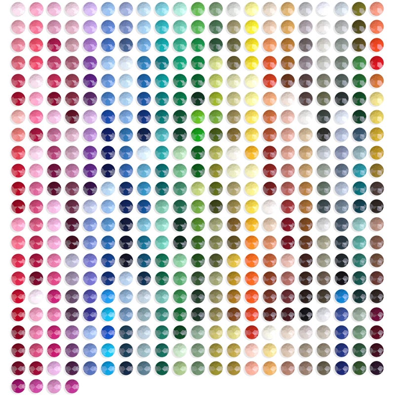ARTDOT Beads for Diamond Painting Accessories, 89000 Pieces 445 Colors Round Beads Sparkle Rhinestones for Nails Diamond Art Crafts (200 pcs per Bag) - Image 1