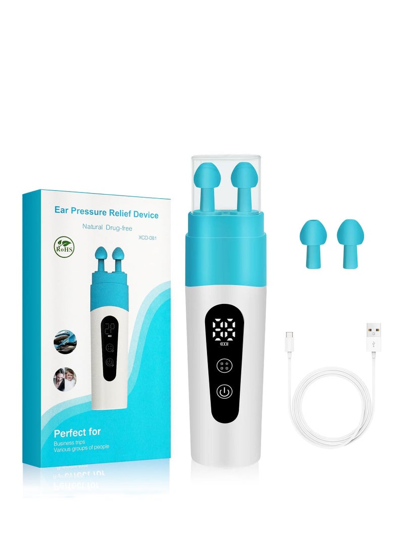 SYOSI Ear Pressure Relief Device, FSA/HSA Eligible, Eustachian Tube Unclogger for Balanced Ear Pressure, Tinnitus and Earache Relief, Ideal Ear Care Product for Airplane Travel, Diving, Swimming  - Image 1