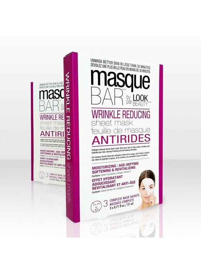 Masque Bar Wrinkle Reducing Sheet Mask - 3 Pack - Image 2