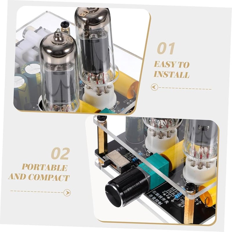 Vacuum Tube Preamplifier Board Stereo Preamp for Turntable Home Theater Audio System Easy Installation - Image 5