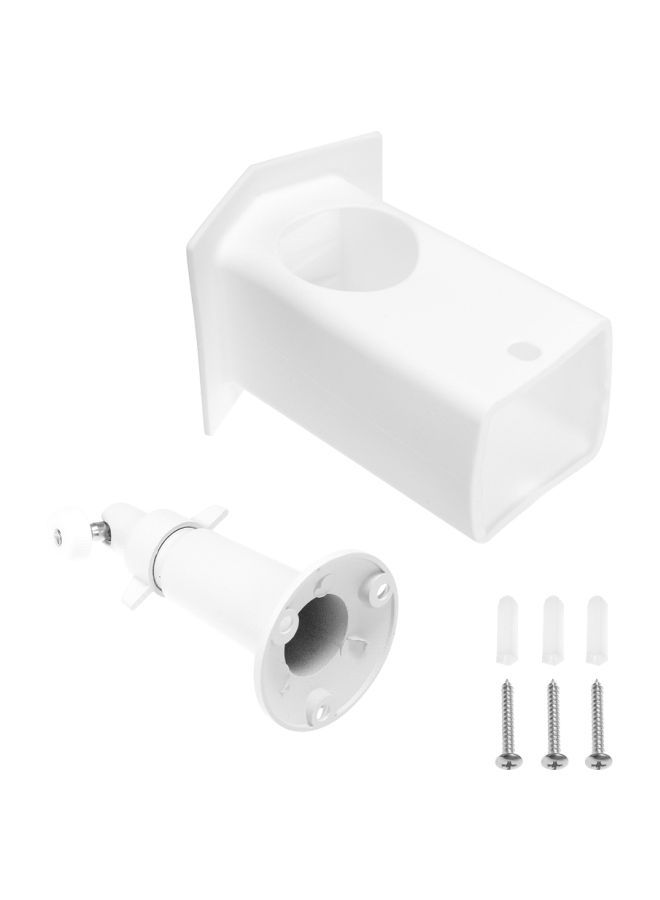 NIBEMINENT 360 Degree Metal Wall Mount Bracket For Wyze Cam White  - Image 2