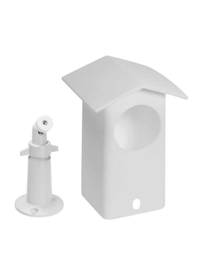 NIBEMINENT 360 Degree Metal Wall Mount Bracket For Wyze Cam White  - Image 1