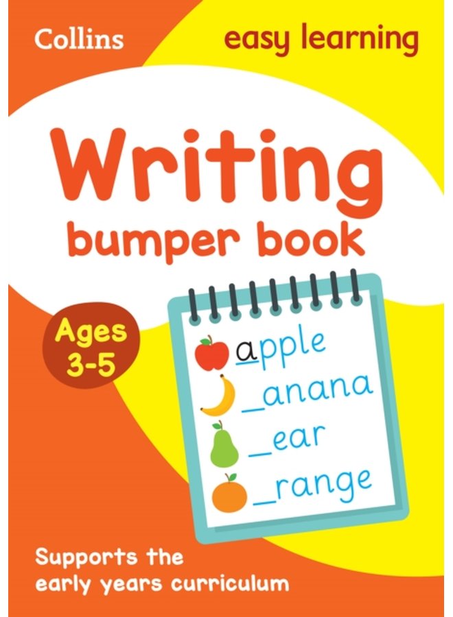 Writing Bumper Book Ages 3 5 Ideal for Home Learning - Paperback