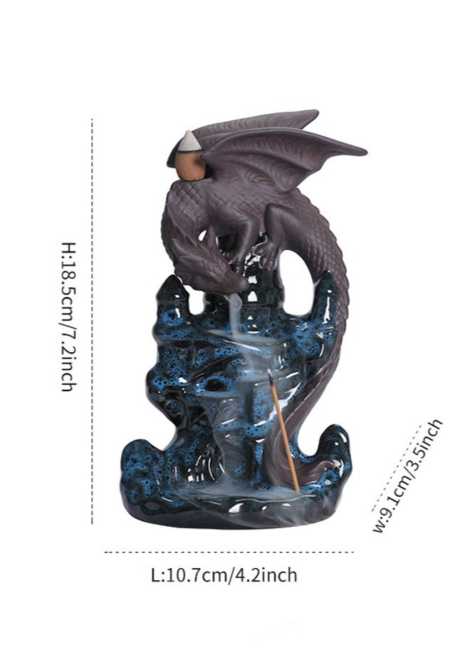 general Variable pterosaur backflow aromatherapy stove house decoration waterfall reflux incense burner - Image 3