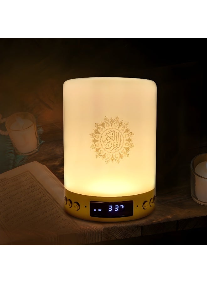 Urban Trendo quran speaker with 25 Translations | 29 Reciters |16GB | Bluetooth | Remote & App Control | LED Display | Hanging | Multicolour Light | 6K Azan Cities | Quran reciter speaker | - Image 1