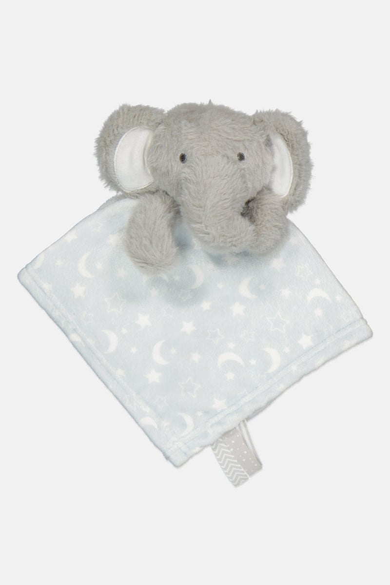 Snuggle Tots Toddlers Boy Elephant Blanket, Multicolor - Image 1