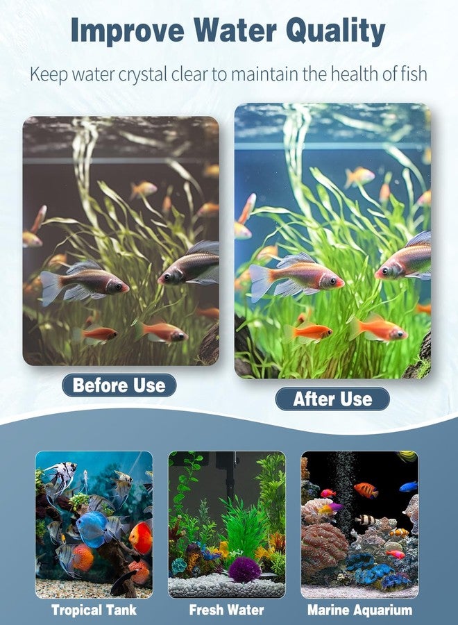 باوفلي مجموعة Pawfly من 3 وسادات ترشيح لأحواض السمك (طول 25.5 بوصة × عرض 18.1 بوصة)، وسائط ترشيح لأحواض السمك، خيوط إسفنجية ناعمة ومتوسطة وخشنة لترشيح المياه، خيوط ترشيح إسفنجية لأحواض التجميع والبرك والزراعة المائية - Image 2