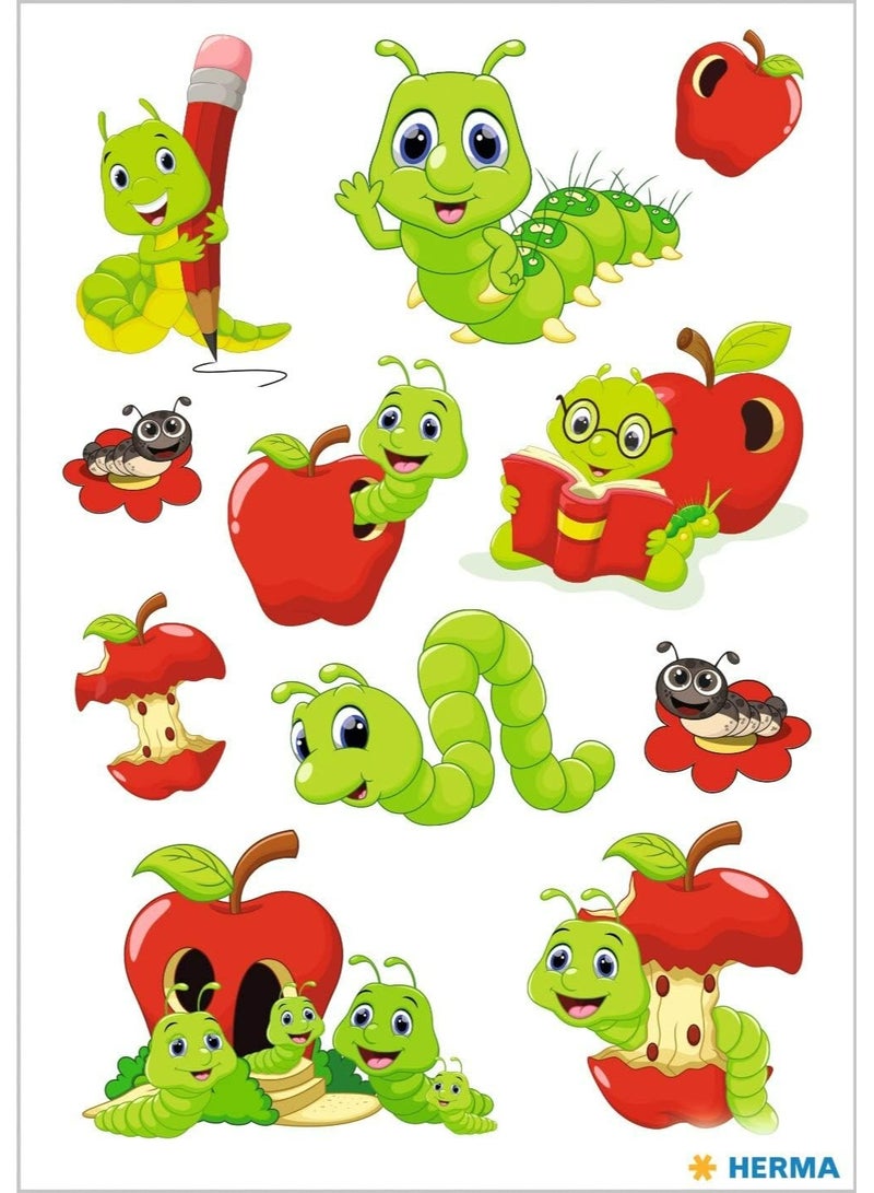 Herma 3D Animated Eyes Wall Stickers and Educational Notebooks for Children - 11 Stickers - Image 2