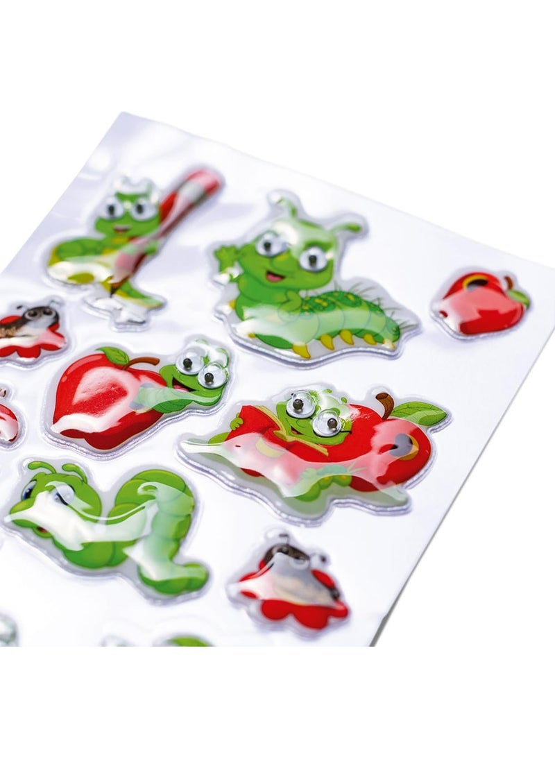 Herma 3D Animated Eyes Wall Stickers and Educational Notebooks for Children - 11 Stickers - Image 3