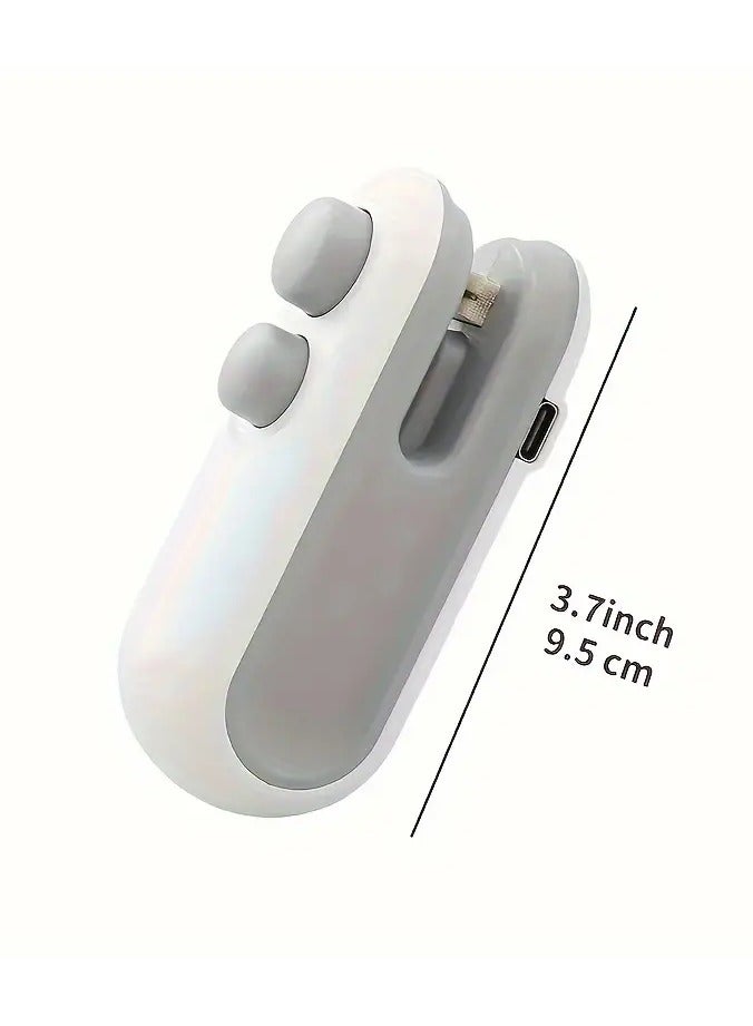 جلوسكي المحمولة اليدوية حقيبة الختم - USB القابلة لإعادة الشحن، أداة المطبخ المدمجة للوجبات الخفيفة الطازجة وتخزين الأغذية - Image 1