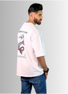 TAG OUT Dragon Print Oversized T Shirt  - Image 3