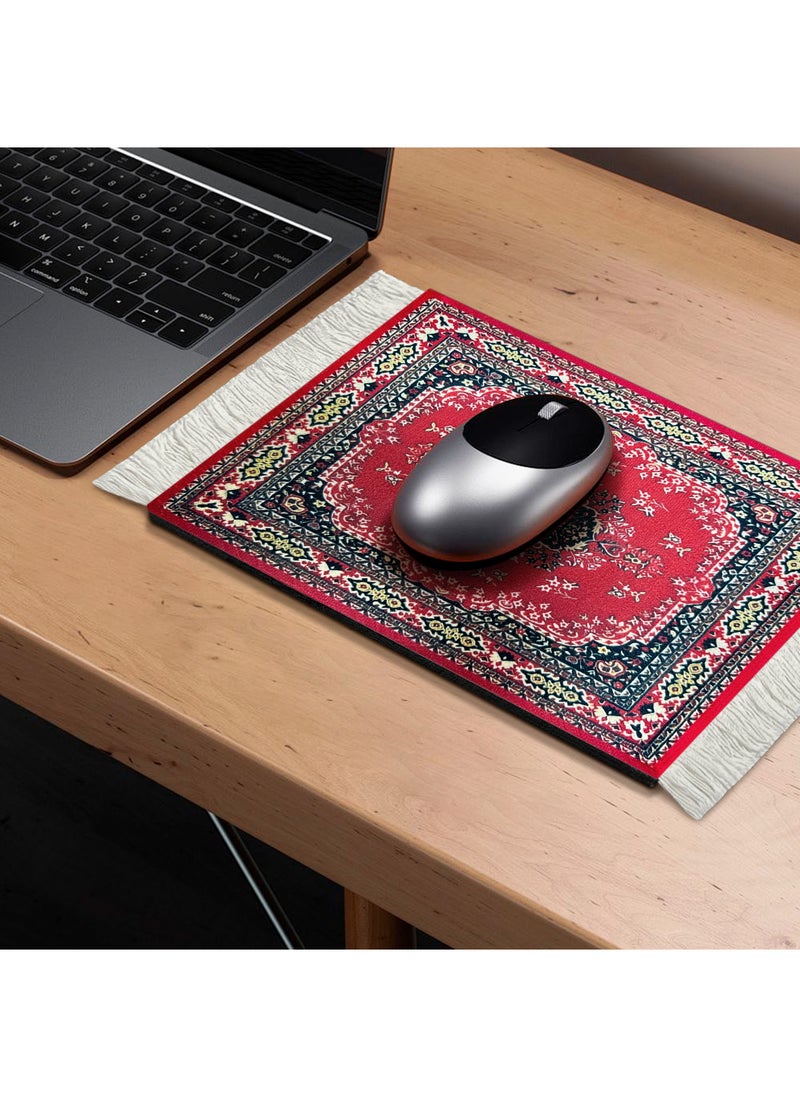 Rock Pow - 1pcs Coffee Mat Coffee Cup Mat Coffee Mug Mat Table Mat Mouse Pad Paitianle Mouse Pads for Wireless Mouse Oriental Carpet Mouse Mat Computer Mousepad for Table Decor - Image 1
