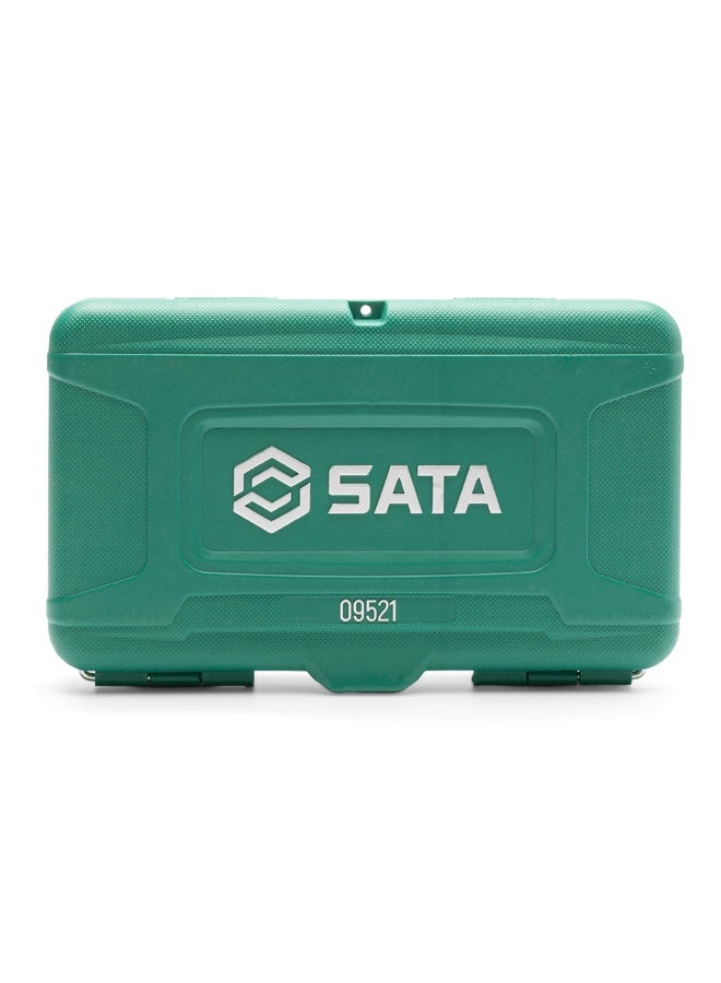 Sata 21 Piece 1/4"Drive 6 Point SAE Socket Set Tools Box-ST09521-02  - Image 5