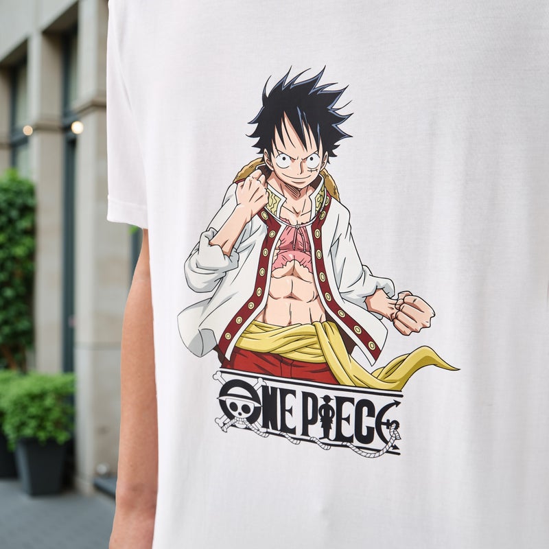 Splash FAV Luffy Print T-shirt - Image 4