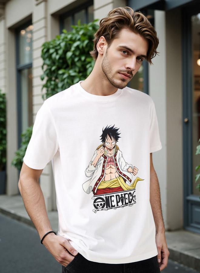 Splash FAV Luffy Print T-shirt - Image 1