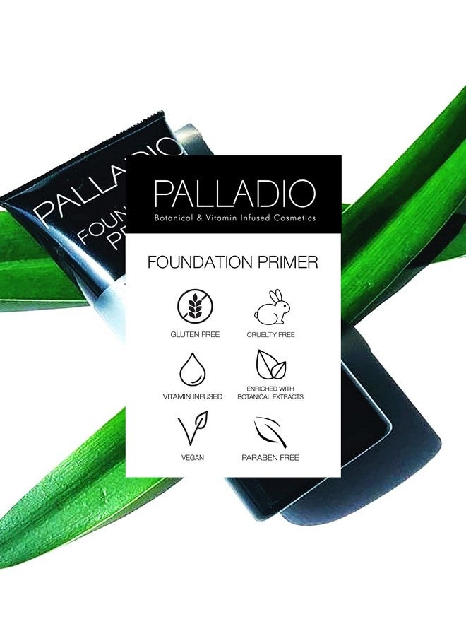PALLADIO Foundation Primer Lightweight And Velvety Primer With Aloe Vera And Chamomile Wear Alone Or As Foundation Base Minimizes Fine Lines And Pores Helps Makeup Last Longer 0.674 Oz  - Image 4