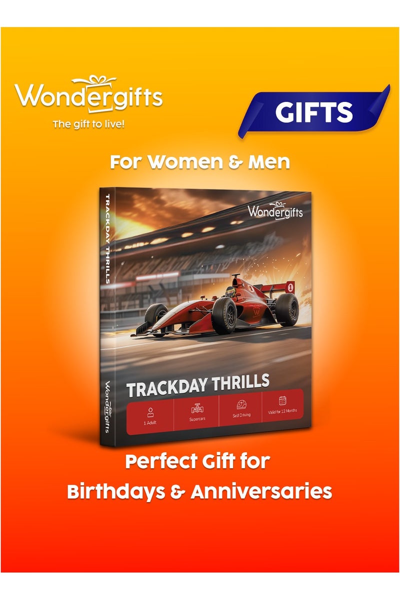 Wondergifts صندوق هدايا تجارب حلبة السباق | قيادة السيارات الخارقة والسيارات الفورمولا | تجربة رياضية مثالية له | فكرة هدية لعيد الميلاد أو يوم الأب - Image 1
