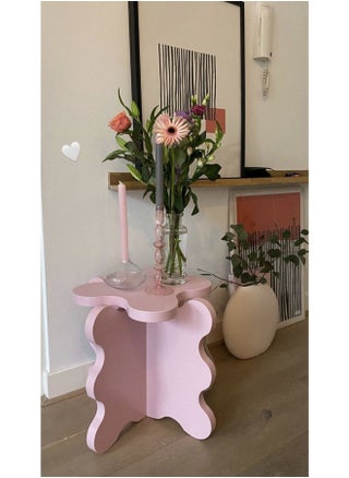 Coffee Table, Petal Side Table For Living Room, Compact Coffee Table For Small Spaces, Decorative Side Tables For Bedrooms, Balconies And Bedside 45X50 Cm- Pink - pzsku/Z0D09E1B0F99B02C90EA4Z/45/_/1725283346/b45120ee-dd4b-4b75-b7e0-c59982f3e286