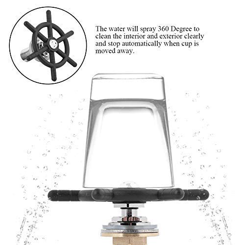 FDIT Stainless Steel Bar Glass Rinser Faucet Rinser for Beer Glass Coffee Cup - Image 5