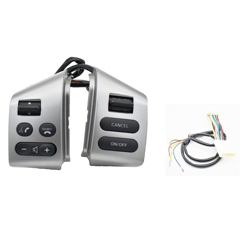 DEMULAX Steering Wheel Control Buttons for Nissan