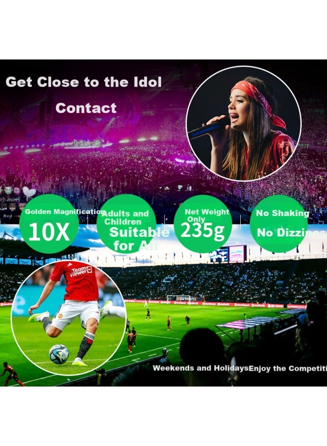 Leaysoo Leaysoo Cool Image 10X25 Hd High Magnification Professional Outdoor Concert Portable Binoculars Anti-Paul For Hiking - Image 5